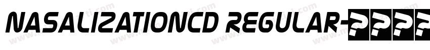 NasalizationCd Regular字体转换